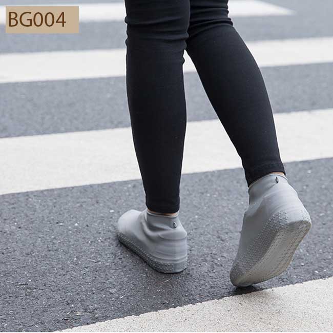 Túi đeo giày đi mưa cao su dẻo đế chống trượt không thấm nước BG004