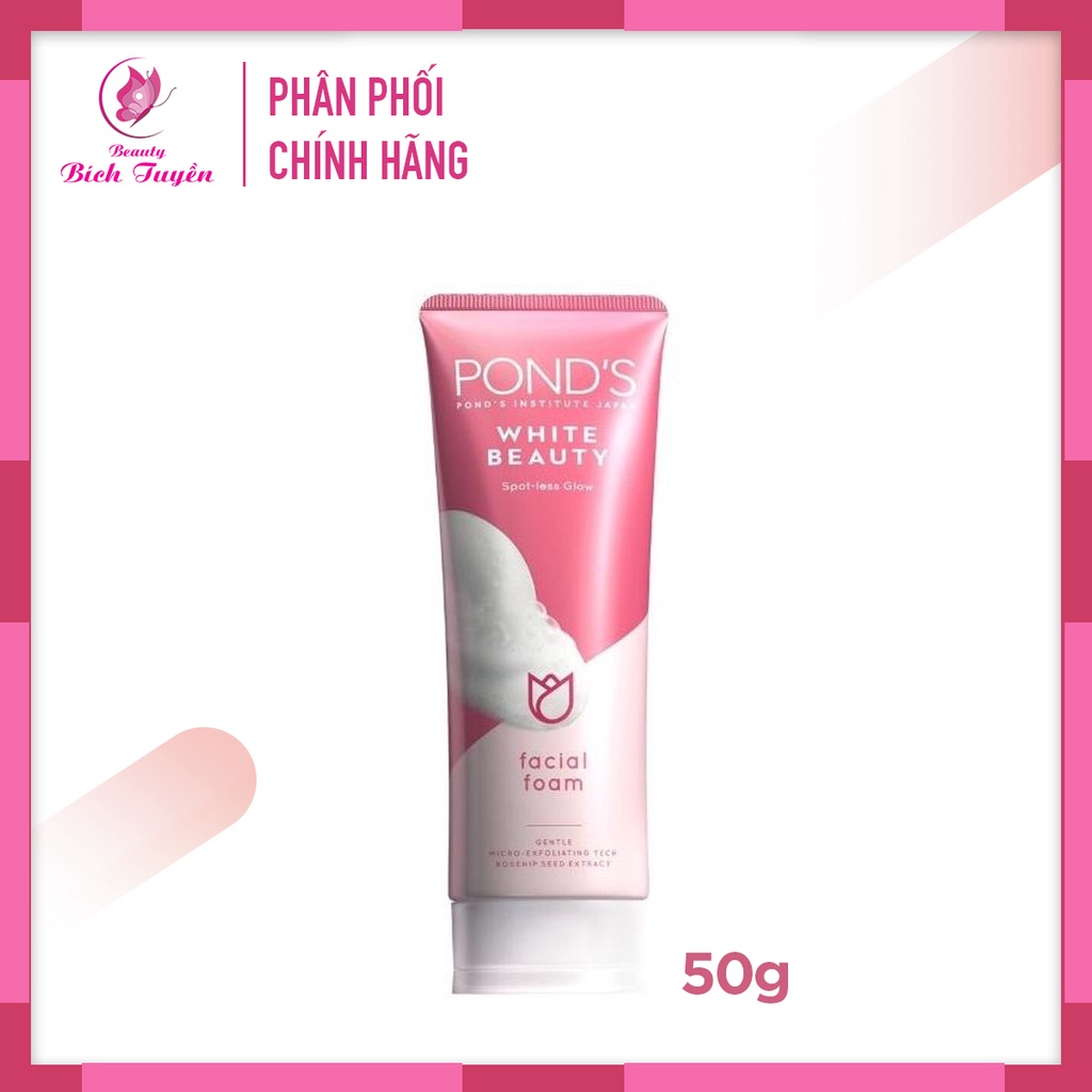 Sữa Rửa Mặt Trắng Hồng POND'S WHITE BEAUTY 50g - 100g