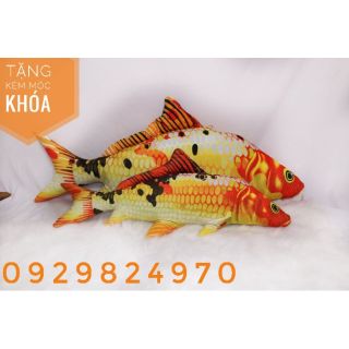 Cá nhồi bông 3d khổ 1m1