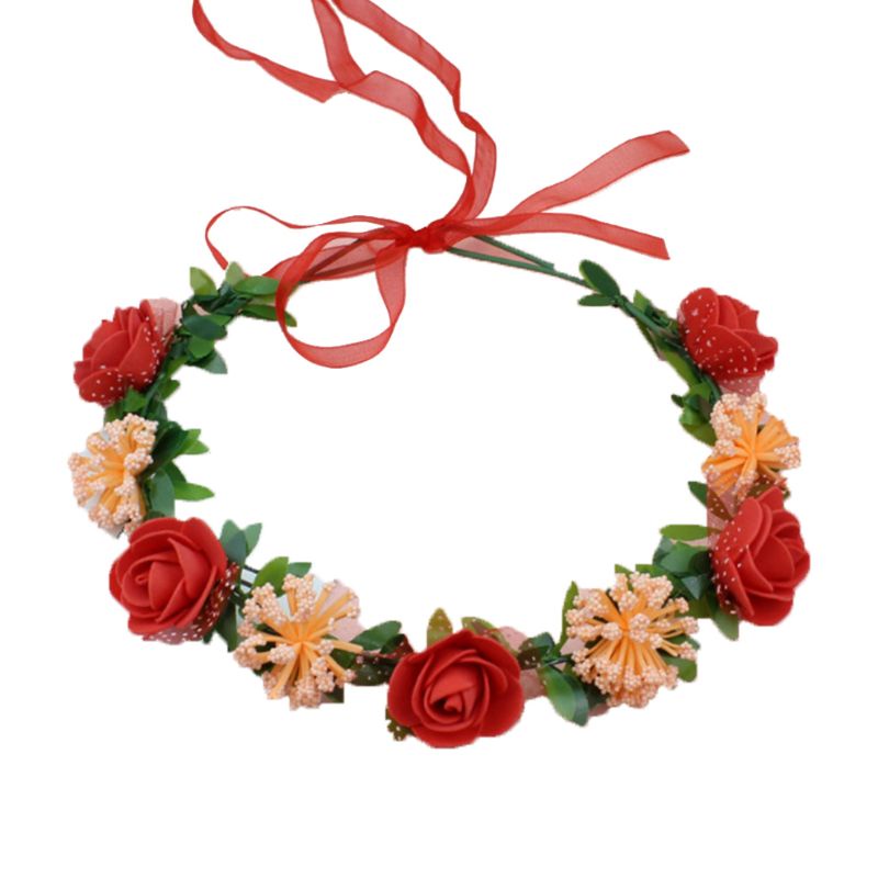 Băng Đô Hoa Thoáng Khí 6 Màu Sắc Tương Phản Phong Cách Bohemian Dành Cho Nữ YOUYO