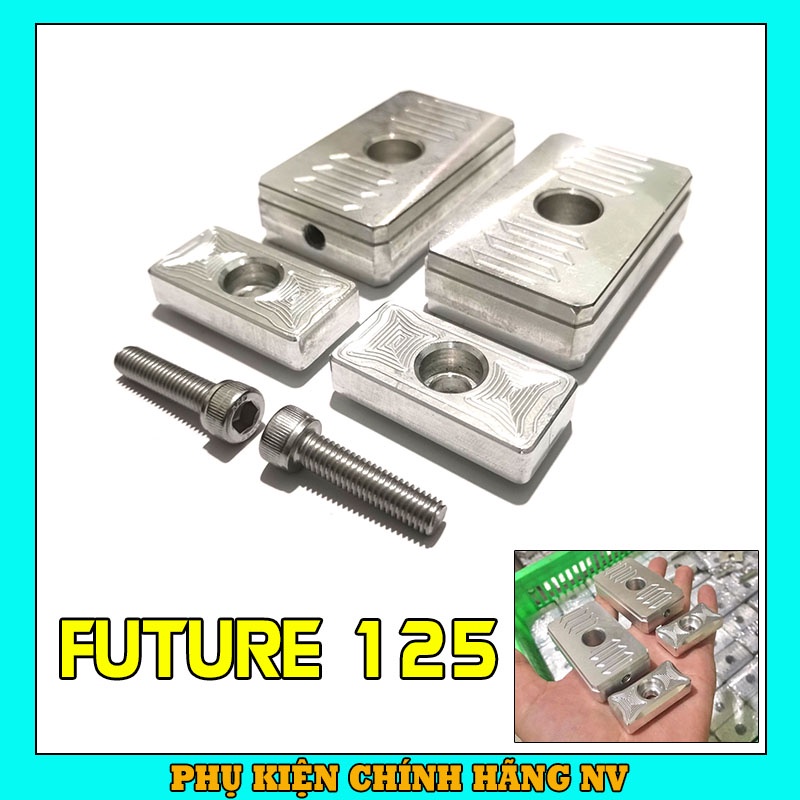 Pát tăng sên âm nhôm CNC Future Led, Wave 125i, Future 125 2012 - 2020, bát tăng sên xe máy