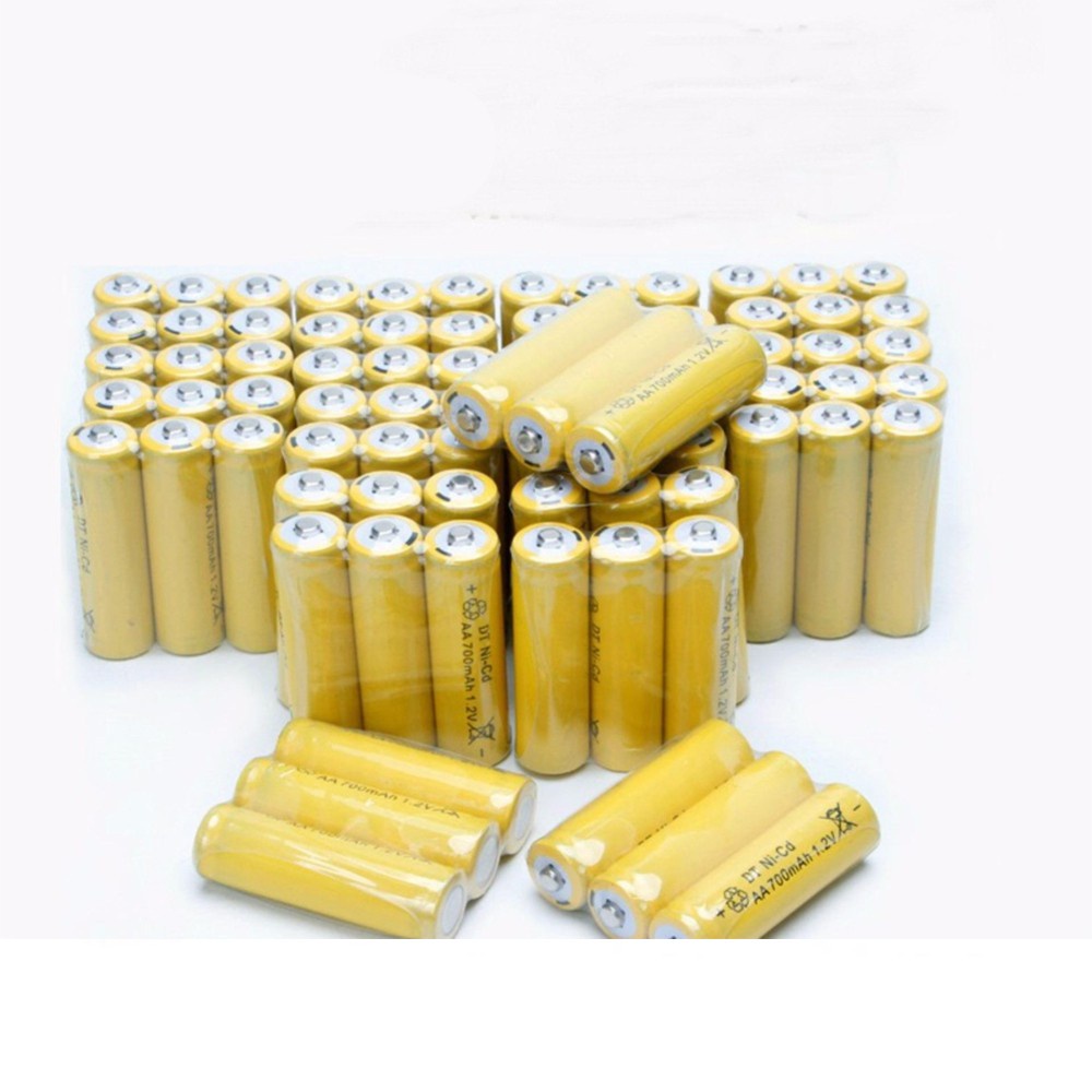 Viên Pin Có Thể Sạc Loại AA/AAA - Vàng - Chuyên Dùng Đồ Chơi - Đèn Pin