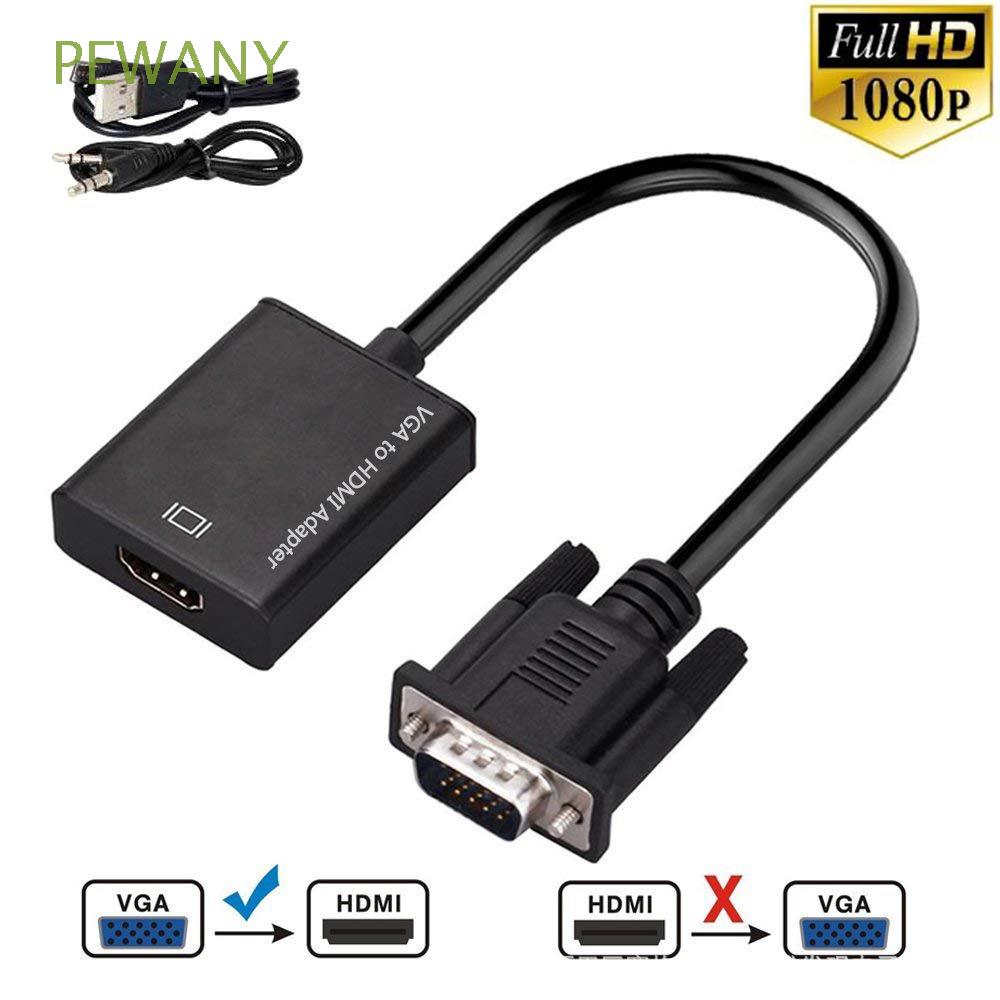 Cáp chuyển đổi từ cổng cắm VGA sang HDMI 1080P HD HDTV chuyên dụng chất lượng cao