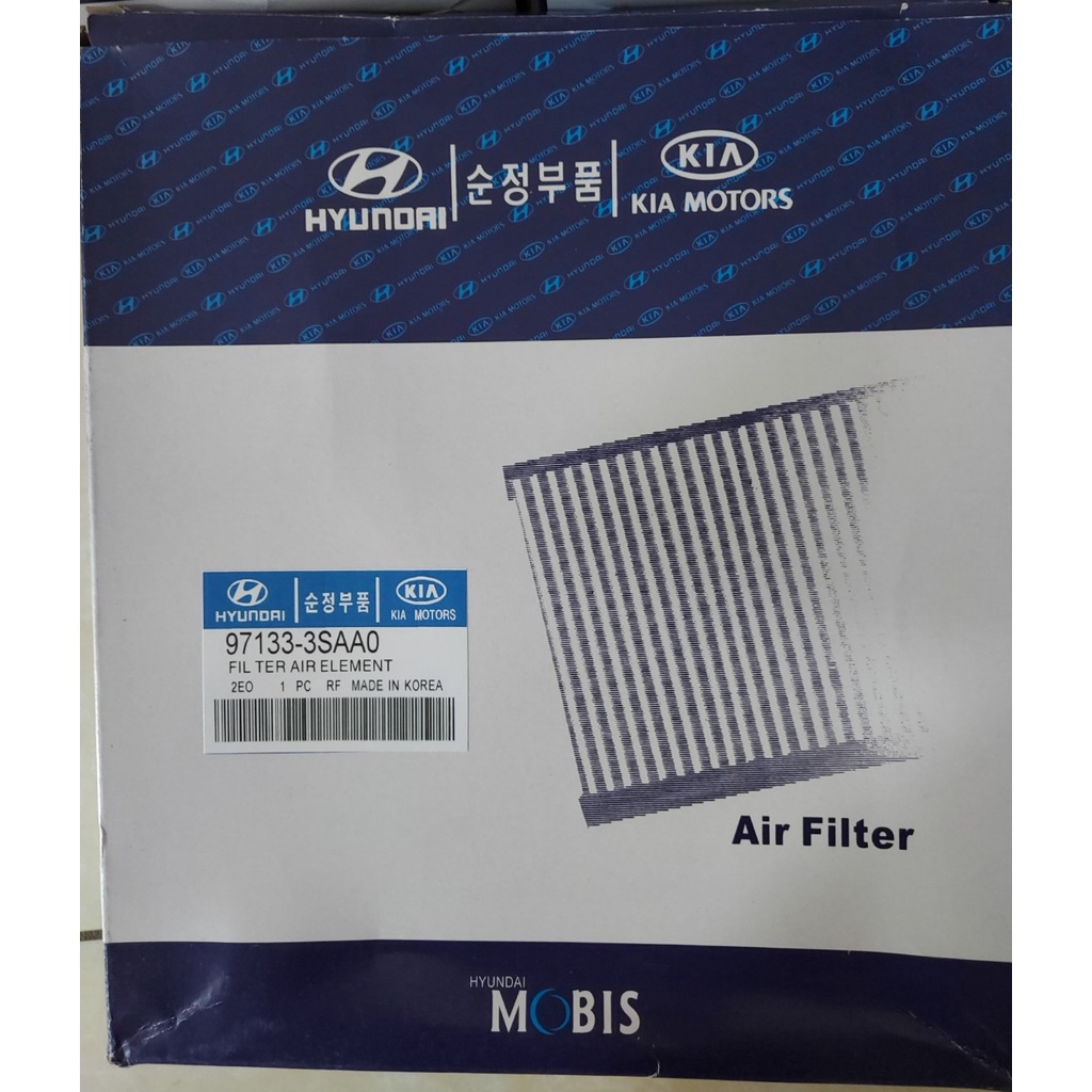 [Sỉ-Lẻ] Lọc gió điều hòa, máy lạnh xe Santafe(13-18), Sedona(14-21), Sonata, Optima(Mã:971333SAA0/97133A9000/971332W000)