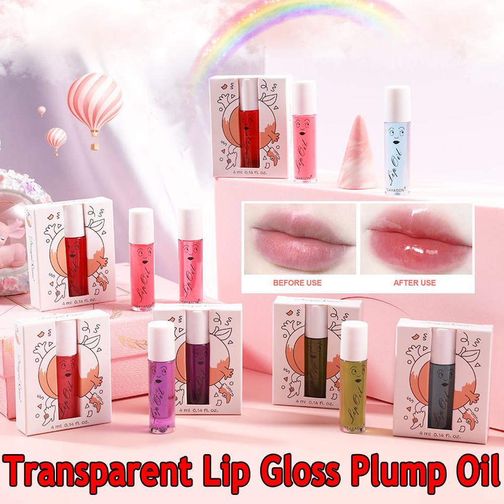 OCEANMAP Dầu Dưỡng Môi Trong Suốt Hương Trái Cây Dưỡng Ẩm Cho Đôi Môi Căng Mọng