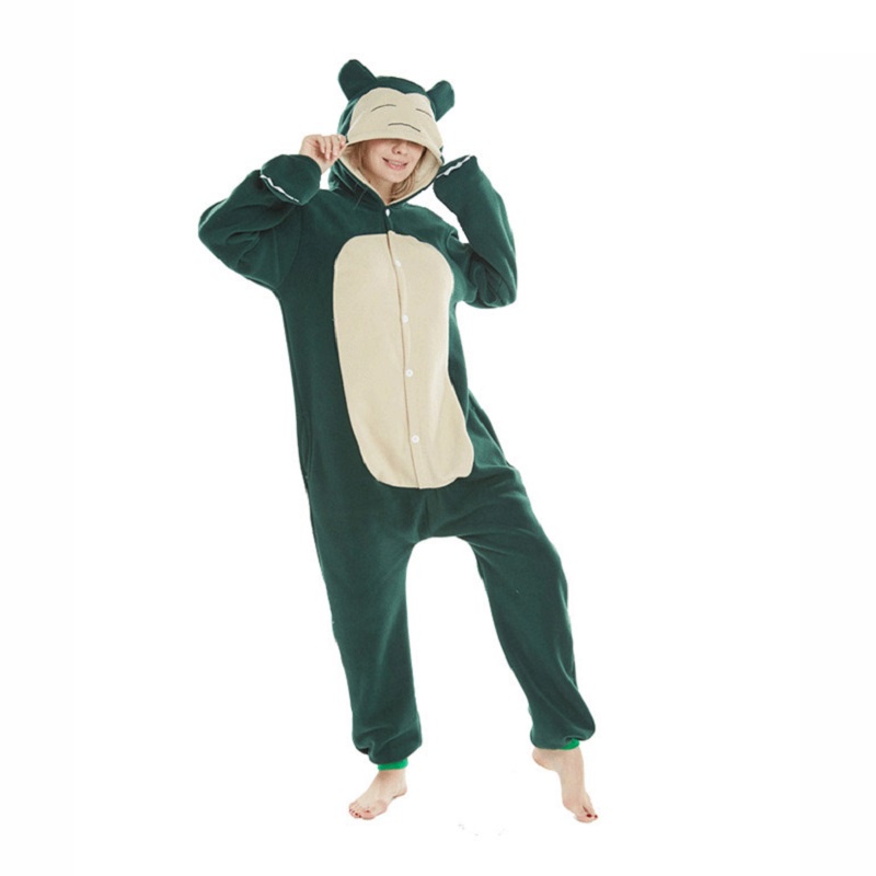 Bộ đồ ngủ liền quần hóa trang thành pokemon