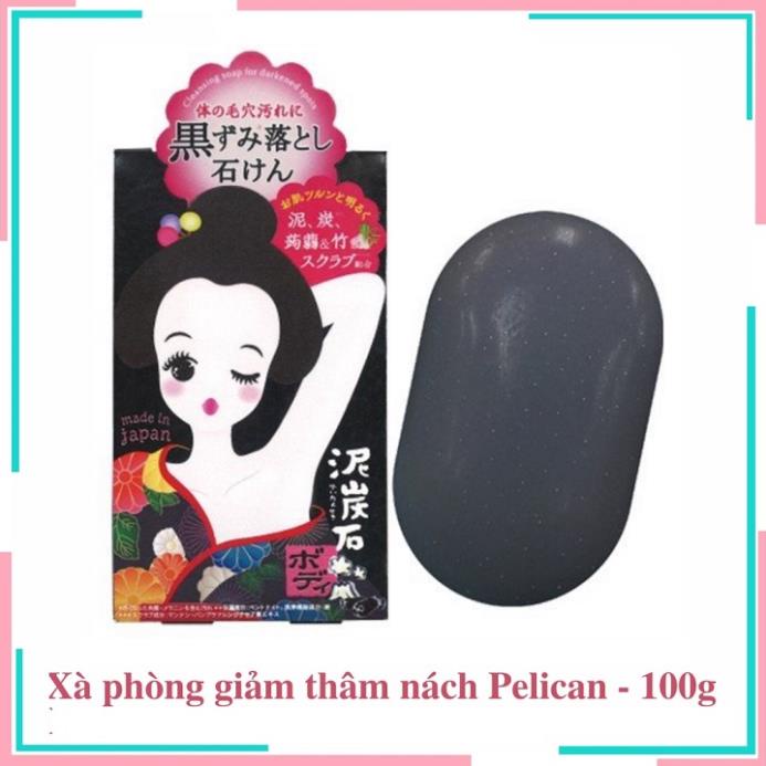 Xà phòng giảm thâm nách Pelican For Back Nhật Bản 100g Chính Hãng