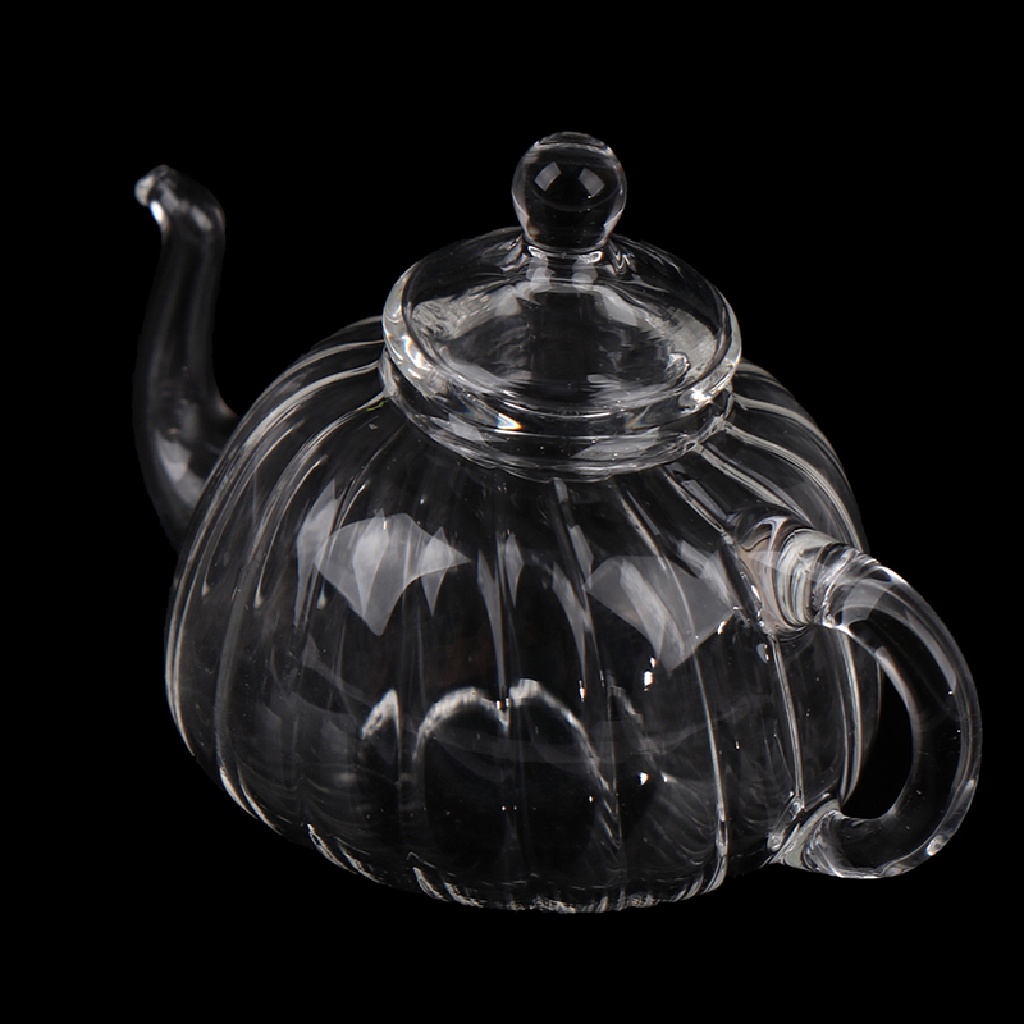 Ấm Trà Kính Mini Tỉ Lệ 1 / 12 Trang Trí Nhà Búp Bê