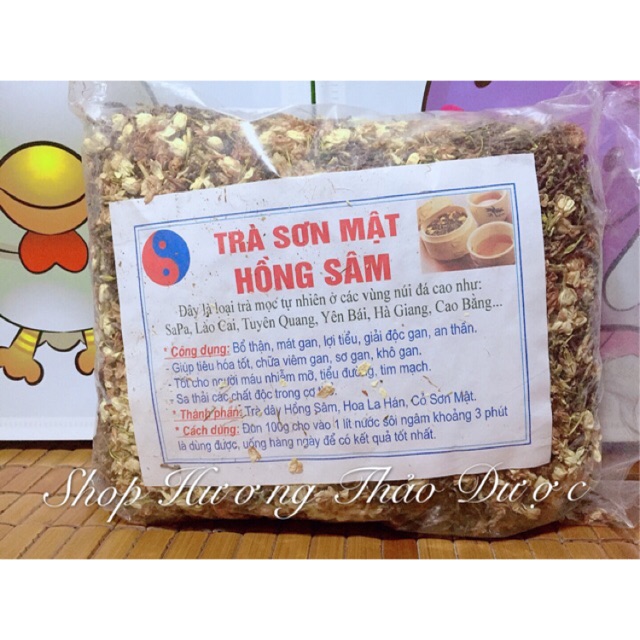 1kg Trà Sơn Mật Hồng Sâm Sapa - Thơm ngon nhiều hoa