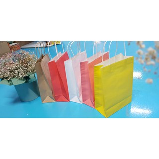 Túi giấy trơn KT09T nhiều màu (KT: 30x21x10cm)