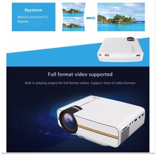 Máy chiếu mini nhỏ gọn YG400 + màn chiếu 120 inch