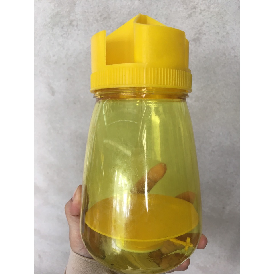 Lồng bẫy ong, ruồi vàng đục trái_Dụng cụ bình nhử bắt ruồi chích đẻ dòi hại ( KÈM THUỐC DẪN DỤ )