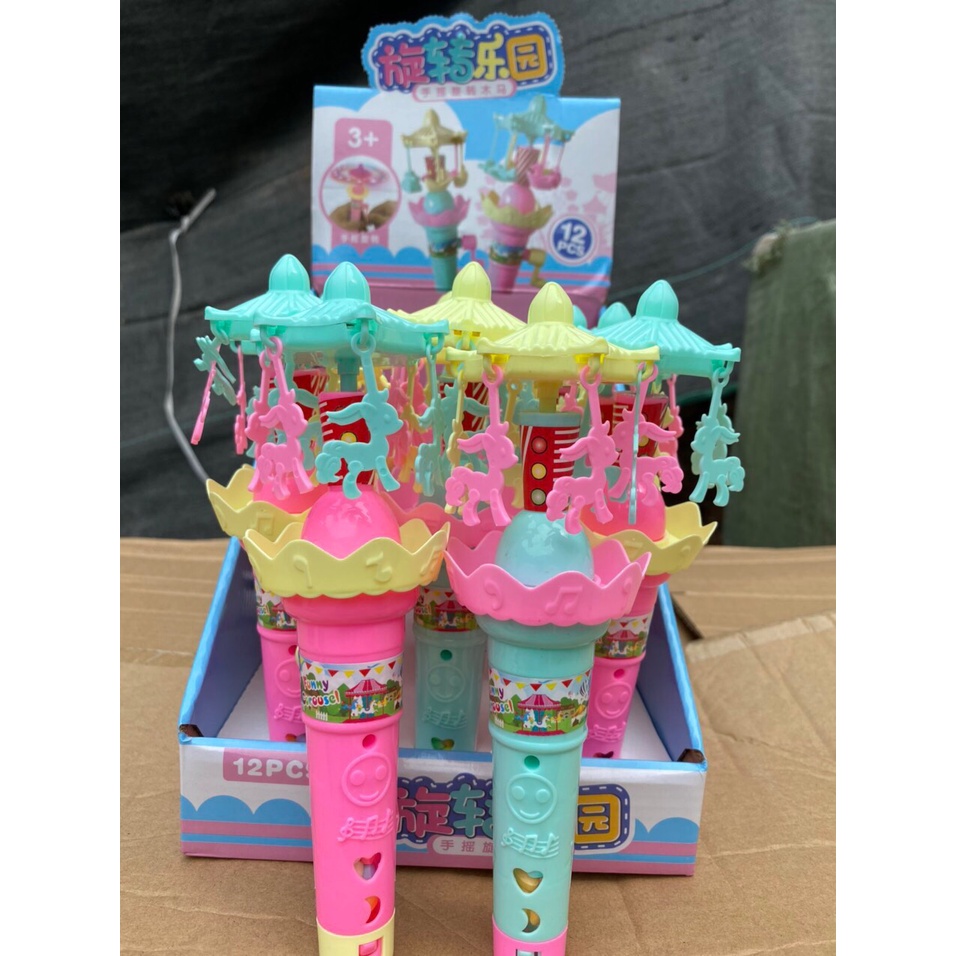 Kẹo đồ chơi đu quay phát sáng siêu cute cho bé nhiều màu