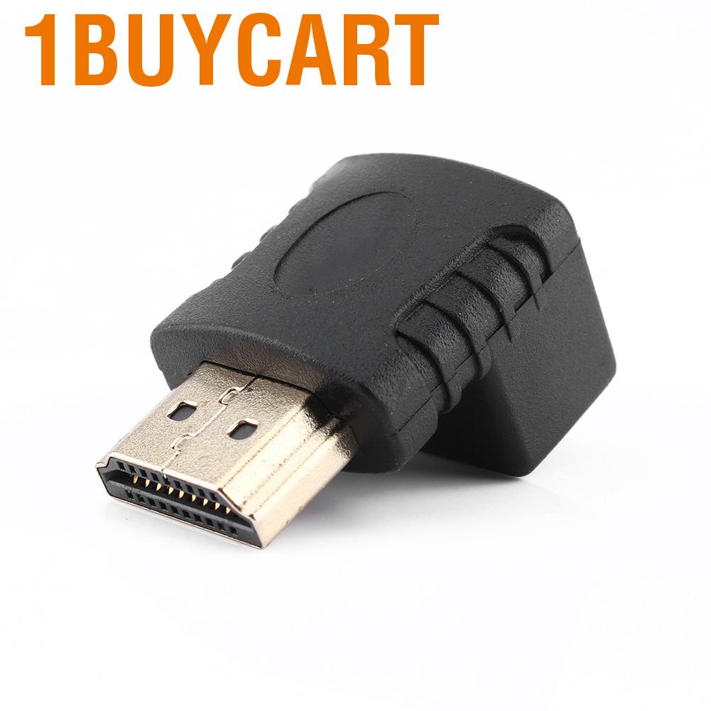 1buycart Usb Cable  270 Degree Hdmi Adapter 10.2 Gbps Male To Female Connector Extender Professional Use HDTV Home Theater for