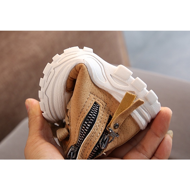 Giày cao cổ da lộn cho bé từ 1 tuổi đến 5 tuổi (H986). Richkidsstore2021