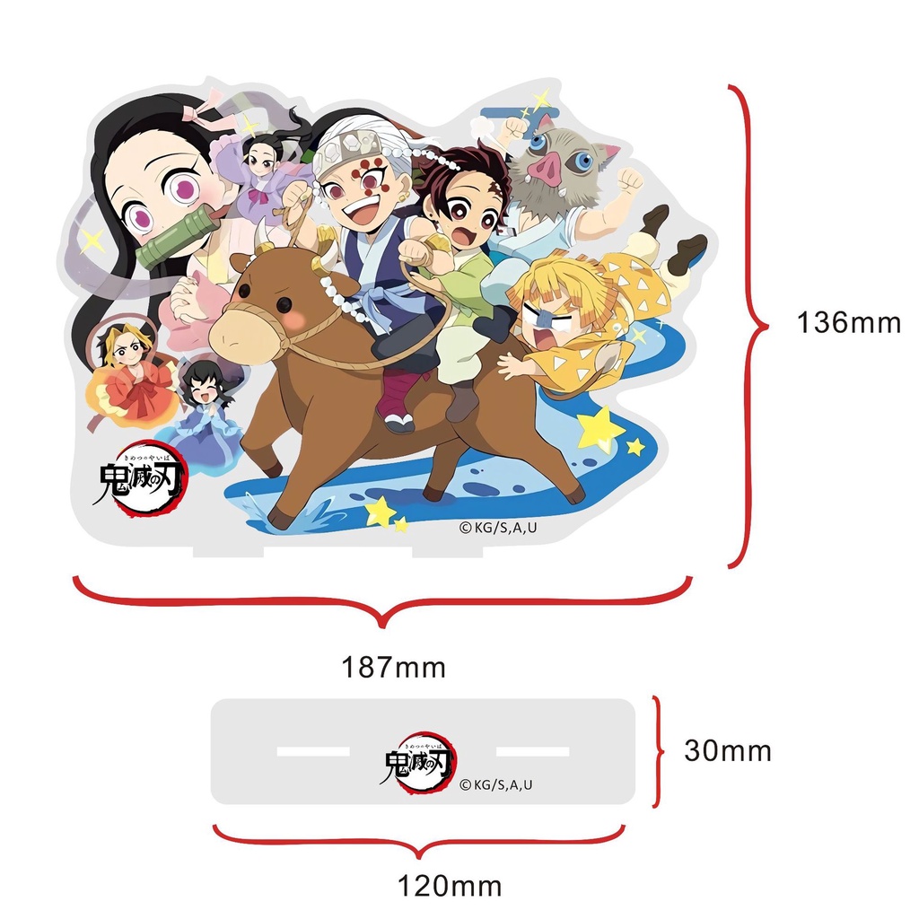 Giá Đỡ Đĩa Acrylic SY2 Demon Slayer Cho Búp Bê Tanjirou Nezuko YS2