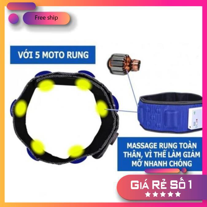 Đai massage bụng X5 giảm mỡ, giảm eo chính hãng