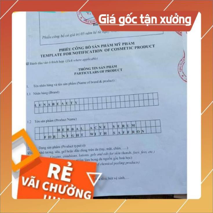 [RỂ NHẤT SÀN] COMBO 2 LỌ SERUM LUNA BEAUTY HERBAL ACNE [SIÊU ƯU ĐÃI] | BigBuy360 - bigbuy360.vn