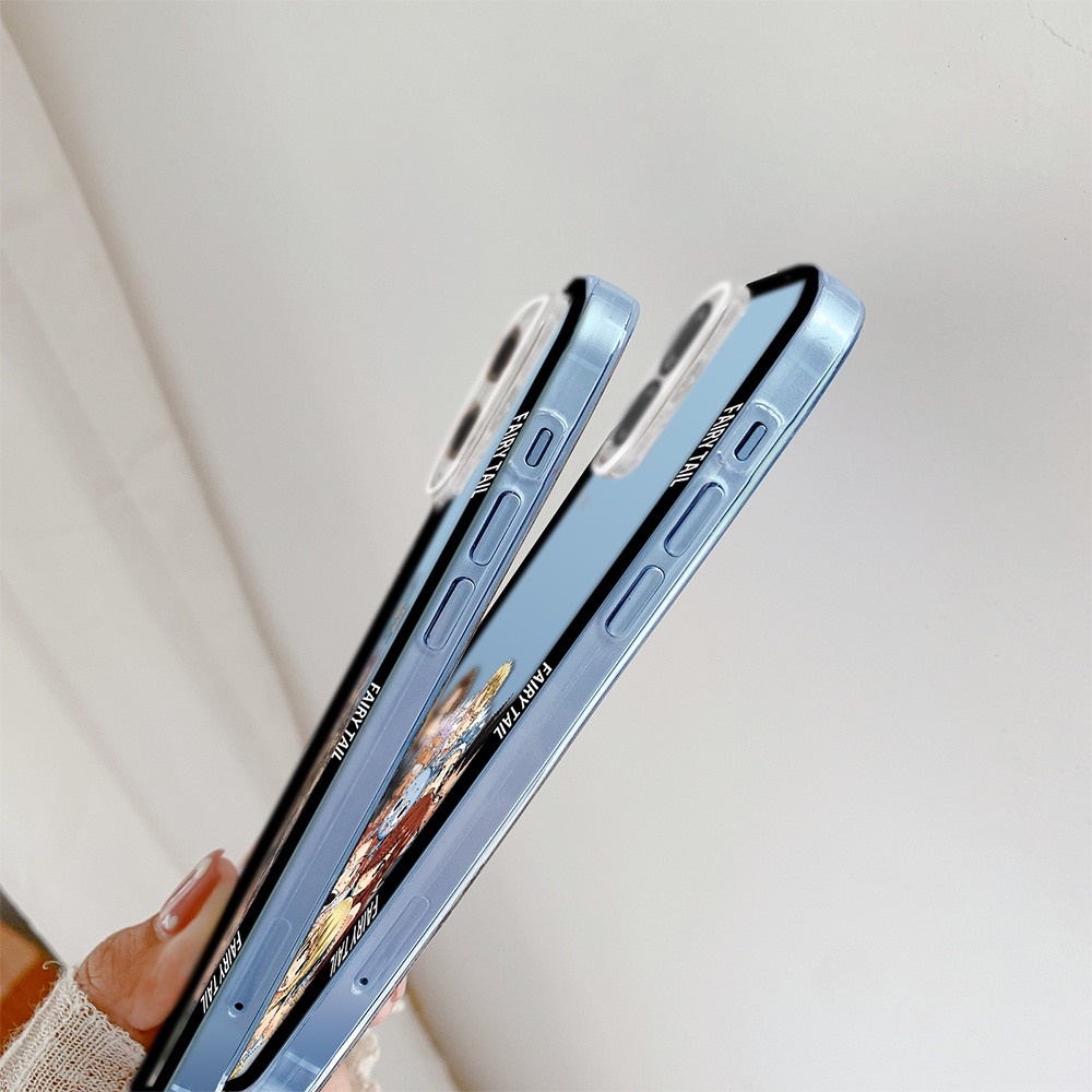 Vỏ Điện Thoại Mềm Fairy Tail Tương Thích Cho iPhone 13 11 12 Pro Max SE2020 SE2022 7 8 7Plus 8Plus Anime In Màu Biên Giới Silicon Bảo Vệ