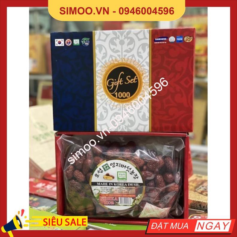 💥 ⚡ SẢN PHẨM CHÍNH HÃNG 💥 ⚡ [HÀNG MỚI VỀ] Táo Đỏ Sấy Khô Hộp Quà 1kg Hàn Quốc 💥 ⚡