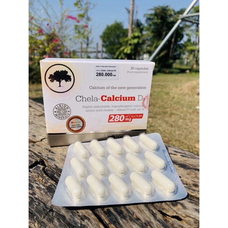 Chela Calcium D3. Bổ sung canxi cho bà bầu, cho bon bú, trẻ em trên 6 tuổi ( Hàng chính hãng)