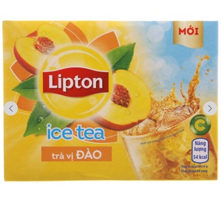 Trà hoà tan Lipton vị đào ( 16 gói x 14g)
