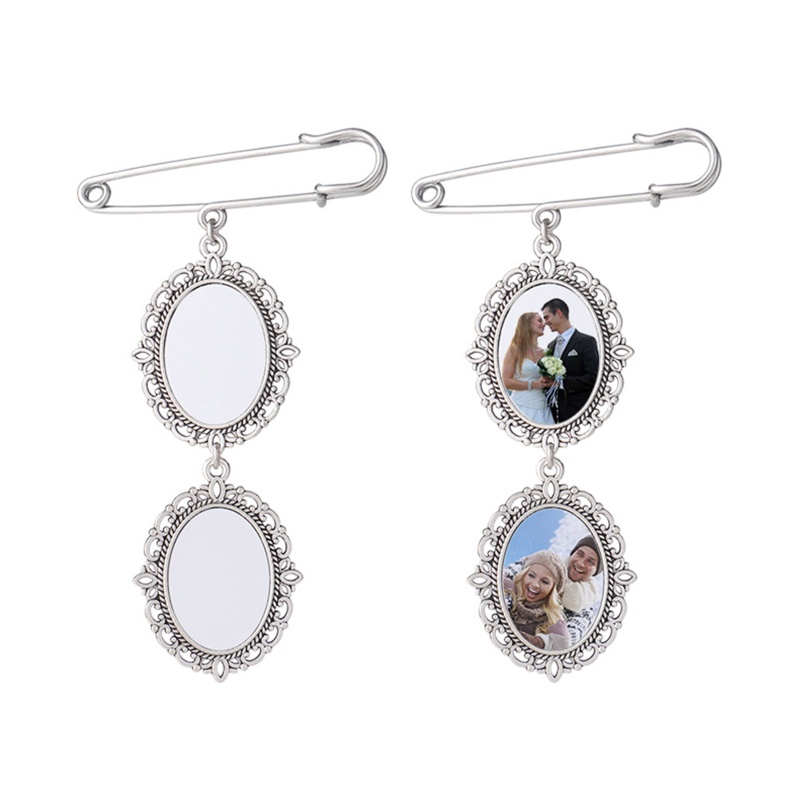 Mặt Dây Chuyền Bằng Nhôm Hình Oval Phối Ren Sang Trọng