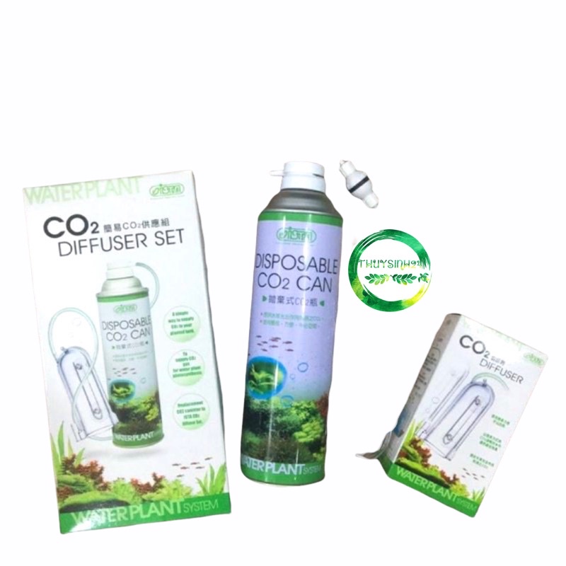 bộ kit c02 Ista WATER PLANT , bình xịt co2 tiện dụng, bình co2 thủy sinh