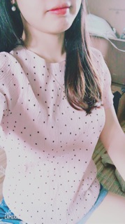 Sơ mi cổ tàu chấm bi