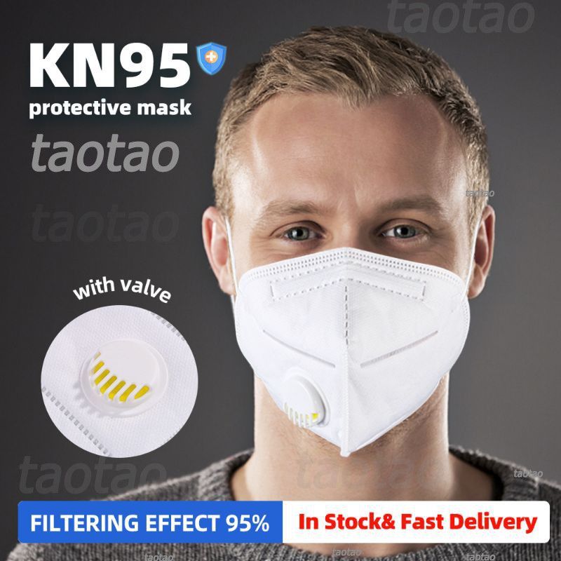 Khẩu trang N95 KN95 5 lớp chống bụi mịn PM2.5 sẵn hàng màu trắng ALEX | BigBuy360 - bigbuy360.vn