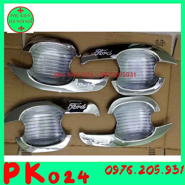 [Everest] Bộ 4 Ốp Hõm Cửa Mạ Crom Chống Trầy Xước Cho Ô Tô - Everest 2008-2015