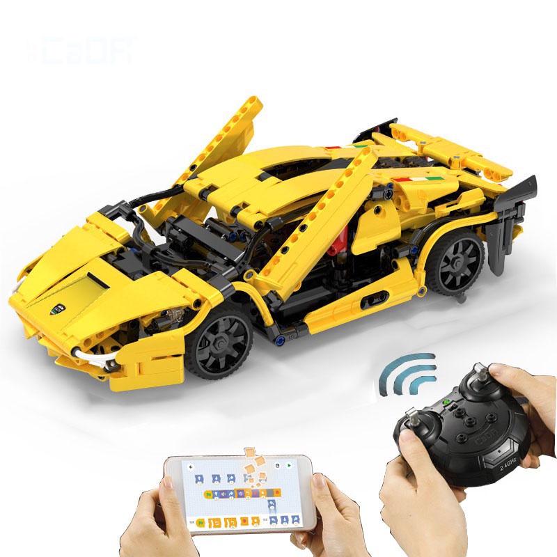 Đồ Chơi Điều Khiển Từ Xa Lắp Ráp Kiểu LEGO Technic Siêu Xe C51055 Với 456 Mảnh Ghép
