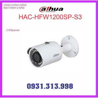 Camera hdcvi/hdtvi/ahd/analog hồng ngoại 2.0 megapixel dahua hac-hfw1200sp-s3