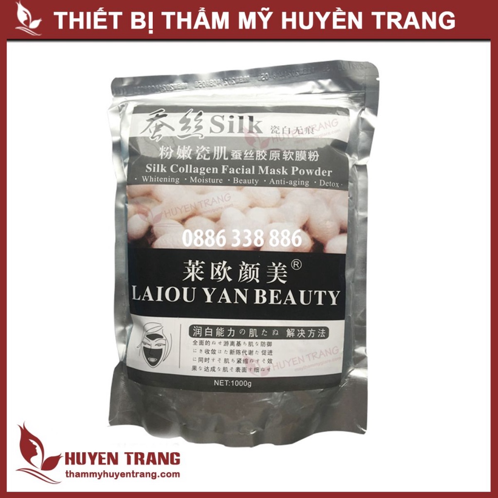 Mặt Nạ Collagen Kén Tằm Làm Trắng Da, Nâng Cơ, Chống Chảy Sệ - Thẩm Mỹ Huyền Trang