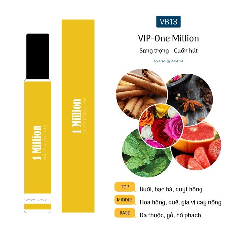 1 MILLION For Man - Tinh Dầu Nước Hoa Cao Cấp - JAYDEN BOUTIQUE