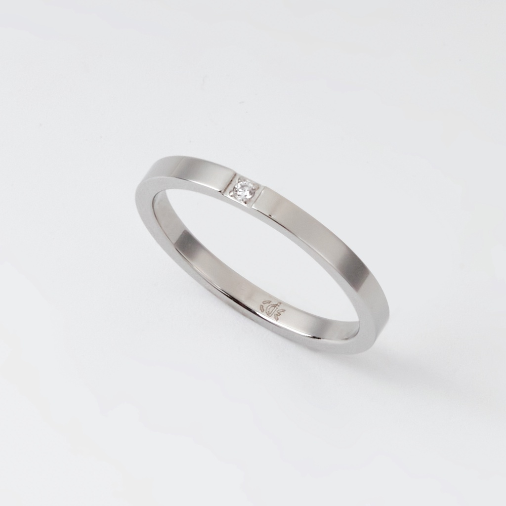 Nhẫn cặp đôi Lyz and Liam Semi - Eternity Ring