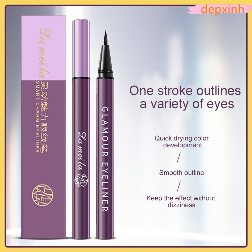 Còn Hàng Lameila Thông Minh Glamour Bút Kẻ Mắt Người Mới Phụ Nữ Không Bị Nhòe Sơ Khai Li Bút Không Dễ Dàng Để Decolorize 824 Cá Tuyết