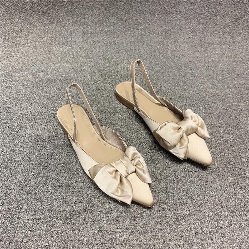 Giày Bệt Đính Kèm Nơ Đủ Màu Sang Chảnh | BigBuy360 - bigbuy360.vn