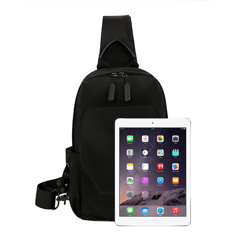 Túi Đeo Chéo Vai Vải Canvas Nylon Phong Cách Thể Thao Thời Trang Cho Nam Và Nữ