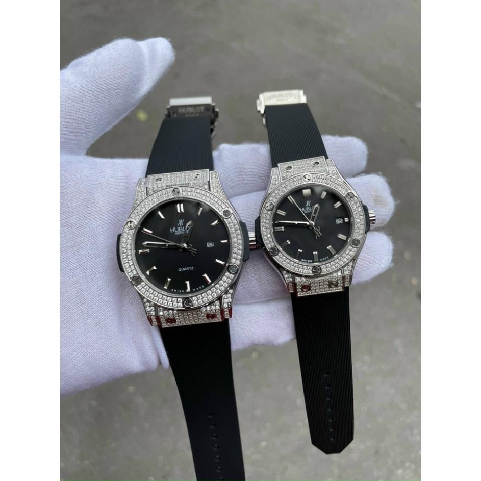 Đồng Hồ Nam Hublot H022 Máy Pin Nhật Viền Full đá Chống Nước, Chống Xước TUYỆT ĐỐI