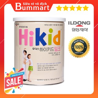⚡HÀNG NỘI ĐỊA⚡ Sữa Hikid tăng chiều cao vị Vani 600g