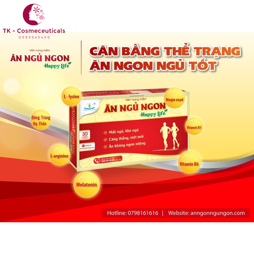 Viên Ăn Ngủ Ngon HAPPY HEALTH / HAPPY LIFE