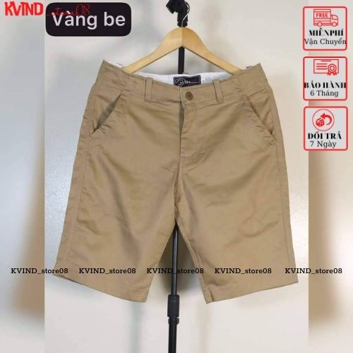 Quần Short Nam Kaki Mềm Mịn VICERO 6 Màu Trẻ Trung Phong Cách Hàn Quốc _KVINDstore08