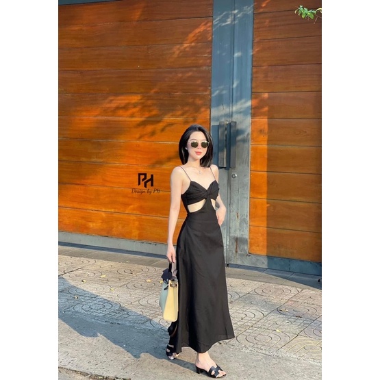 Váy 2s xoắn ngực cut out | BigBuy360 - bigbuy360.vn