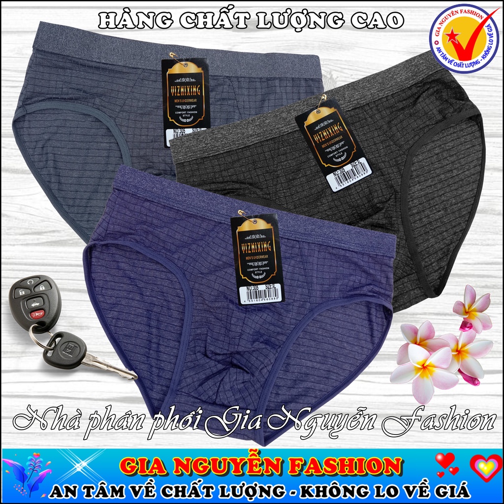 [Hàng chất lượng cao] Set 3 quần lót nam cao cấp, Thun lạnh Hàn Quốc, đẹp xuất sắc. No-305