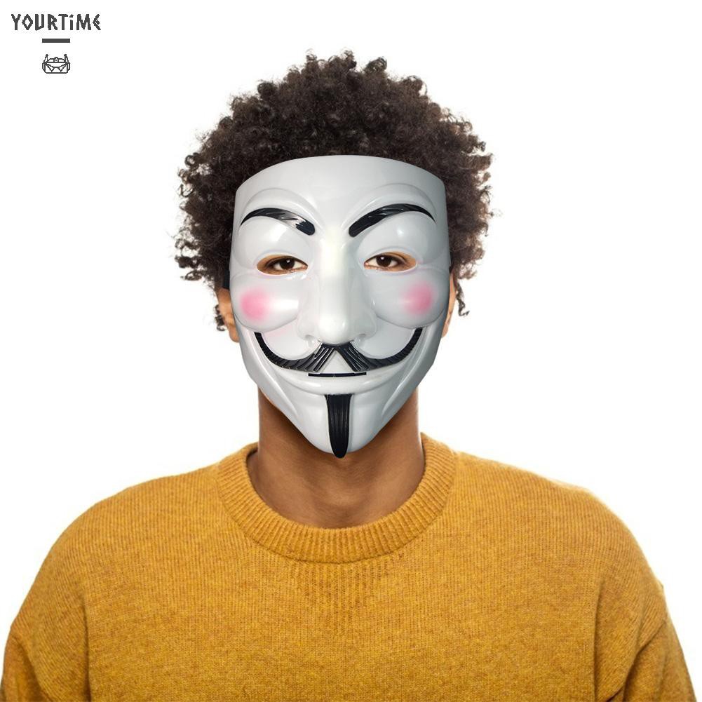 Đồ chơi Movie Cosplay V for Vendetta Hacker Mask Halloween Party Cosplay Props Toy