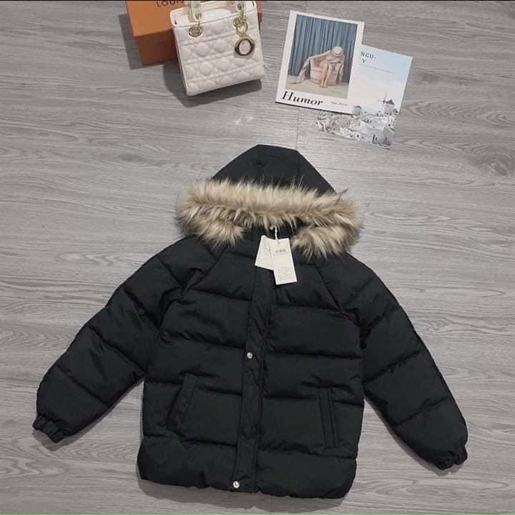 Áo phao nữ Ulzzang Hàn Quốc mũ lông có thể tháo rời cho bạn nhiều lựa chọn mặc là xinh phân phối tại n2tshop