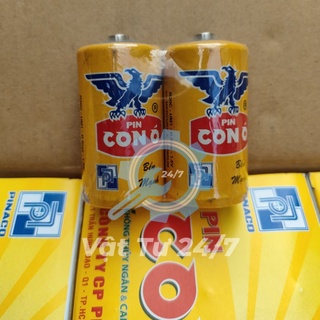 Cặp 2 viên Pin đại con Ó Đại màu Vàng Pinaco 1.5V chính hãng