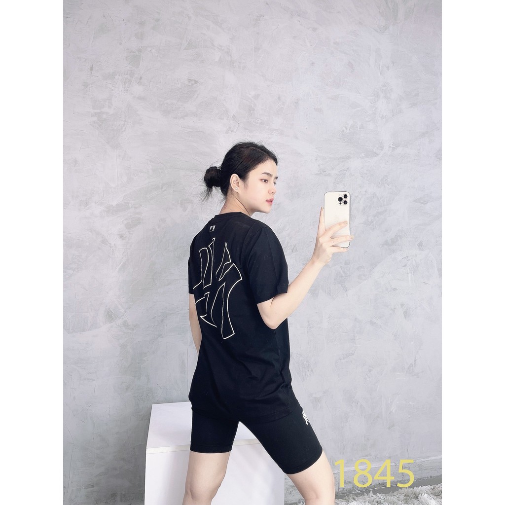 (HÀNG XUẤT XỊN) Áo đen 1845 OUTLINE OVERFIT M//L//B N//Y TEE Made in V//N full-tag-code  Size XS S M L