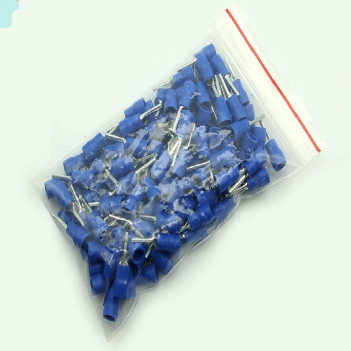 Đầu cos pin đặc tròn PTV 1.25-12; PTV 2.5-12; PTV 5.5-13 Túi 100